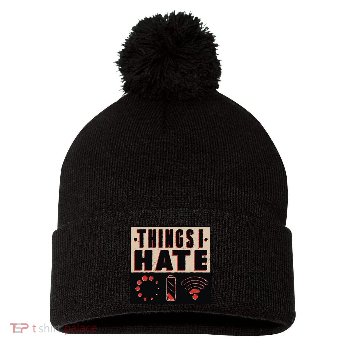 Things I Hate Bad Service Pom Pom 12in Knit Beanie
