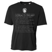 Things I Trust More Than Donald Trump Cooling Performance Crew T-Shirt