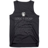 Things I Trust More Than Donald Trump Tank Top