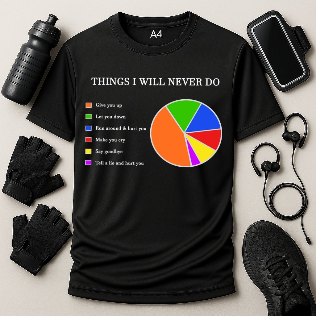 Things I Will Never Do Funny Performance Shirt
