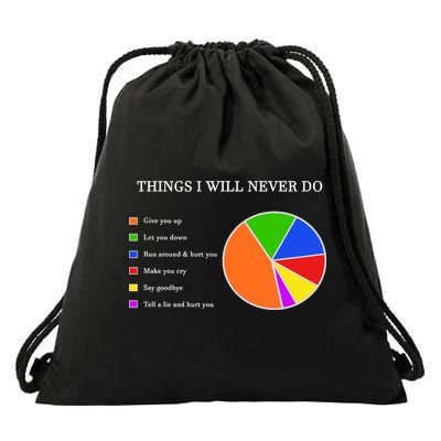 Things I Will Never Do Funny Drawstring Bag