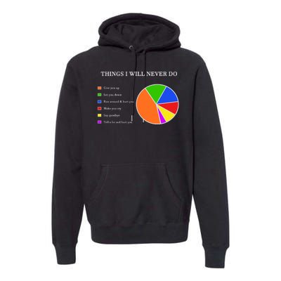 Things I Will Never Do Funny Premium Hoodie