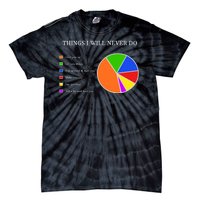 Things I Will Never Do Funny Tie-Dye T-Shirt