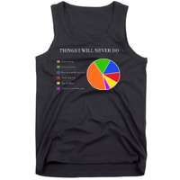 Things I Will Never Do Funny Tank Top