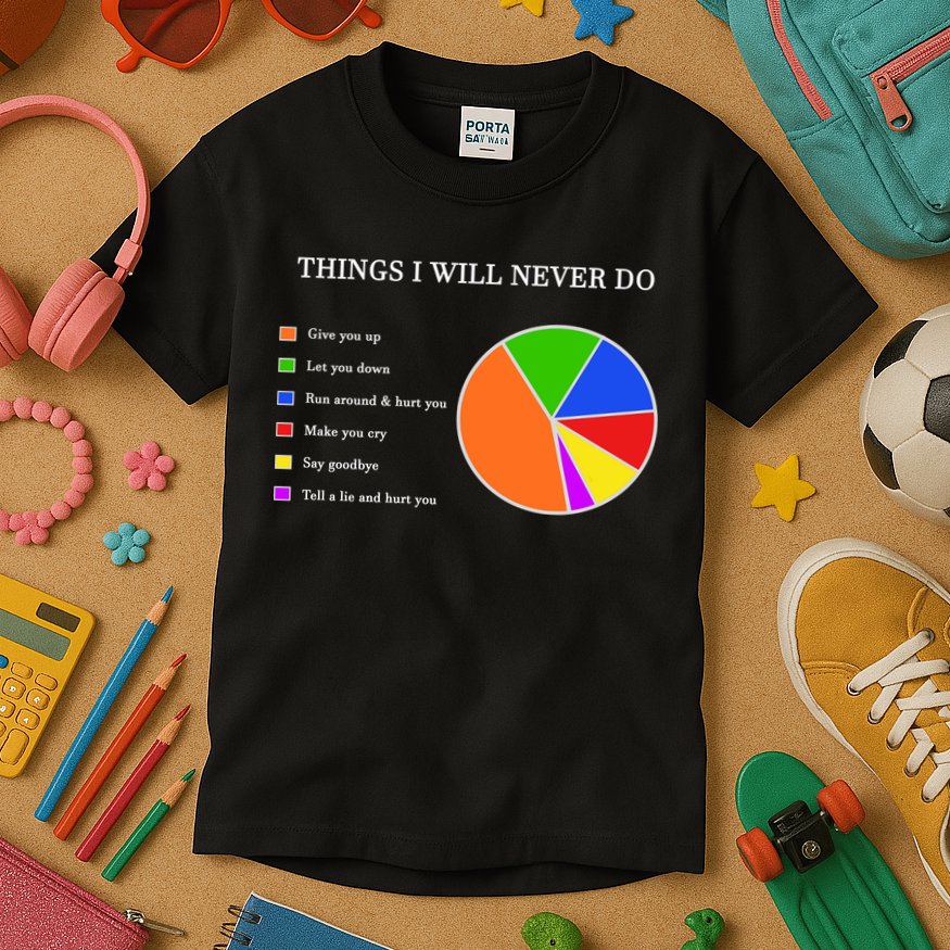 Things I Will Never Do Funny Kids T-Shirt