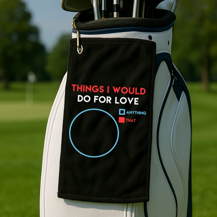 Things I Would Do For Love Golf Towel