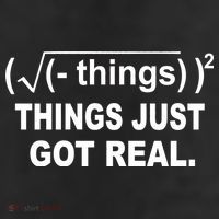 Things Just Got Real Funny Math Cool Comfort Performance Bucket Hat