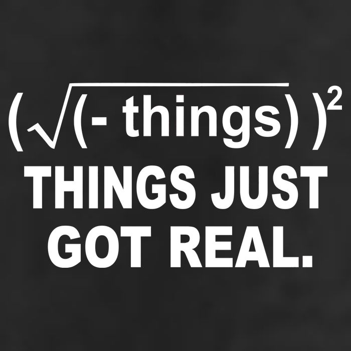 Things Just Got Real Funny Math 12oz Stainless Steel Coffee Mug