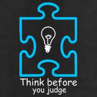 Think Before You Judge Autism Awareness  Microfiber Hand Towel