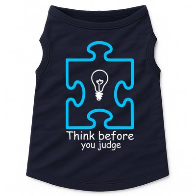 Think Before You Judge Autism Awareness  Doggie Tank