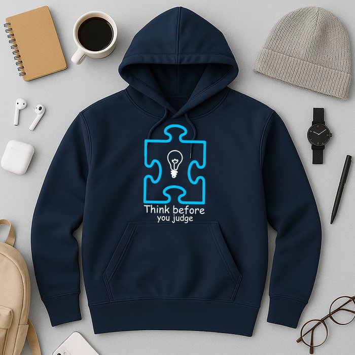 Think Before You Judge Autism Awareness  Hoodie