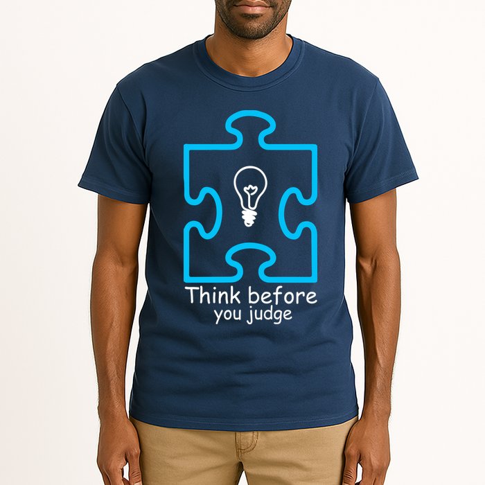 Think Before You Judge Autism Awareness  Tall T-Shirt