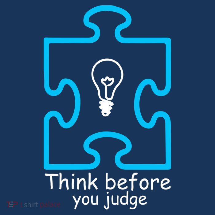 Think Before You Judge Autism Awareness  Sustainable Beanie