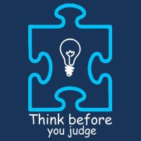 Think Before You Judge Autism Awareness  Mousepad