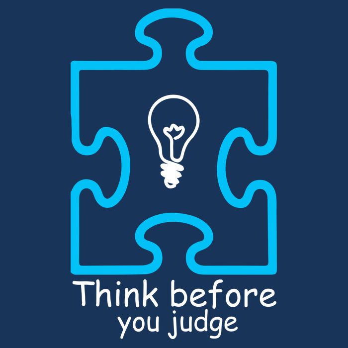 Think Before You Judge Autism Awareness  Mousepad