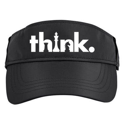 Think Chess Lover King Knight Rook Adult Drive Performance Visor
