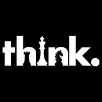 Think Chess Lover King Knight Rook Cropped Pullover Crew