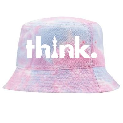 Think Chess Lover King Knight Rook Tie-Dyed Bucket Hat