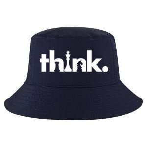 Think Chess Lover King Knight Rook Cool Comfort Performance Bucket Hat