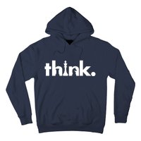 Think Chess Lover King Knight Rook Hoodie