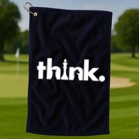 Think Chess Lover King Knight Rook Golf Towel