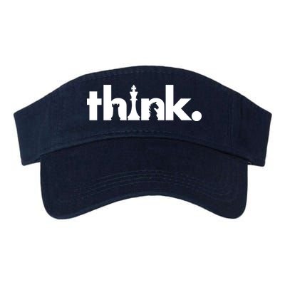 Think Chess Lover King Knight Rook Visor