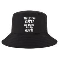 Think I'm Cute? See My Auntie Cool Comfort Performance Bucket Hat
