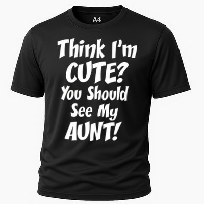 Think I'm Cute? See My Auntie Performance Shirt
