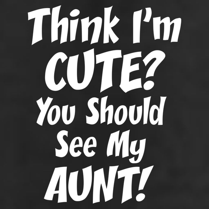 Think I'm Cute? See My Auntie Adult Drive Performance Visor