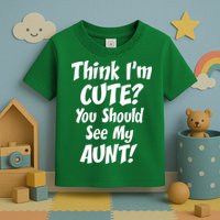 Think I'm Cute? See My Auntie Toddler T-Shirt