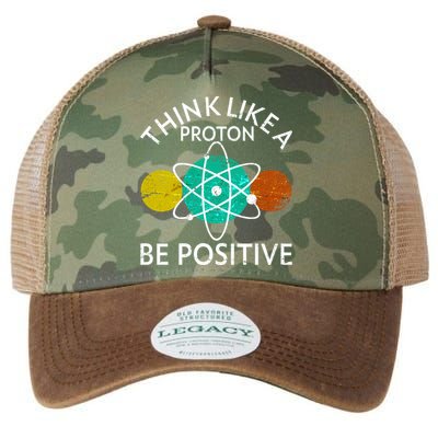 Think Like A Proton Be Positive Legacy Tie Dye Trucker Hat