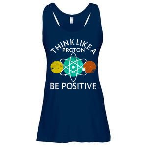 Think Like A Proton Be Positive Ladies Essential Flowy Tank