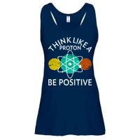 Think Like A Proton Be Positive Ladies Essential Flowy Tank