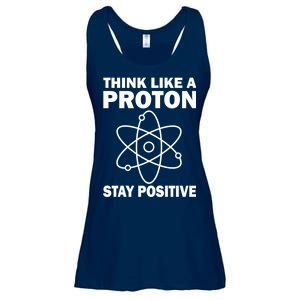 Think Like A Proton Stay Positive Ladies Essential Flowy Tank