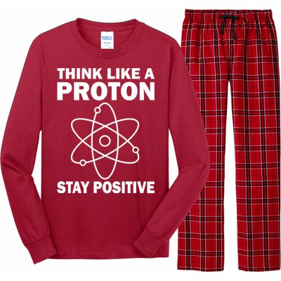 Think Like A Proton Stay Positive Long Sleeve Pajama Set