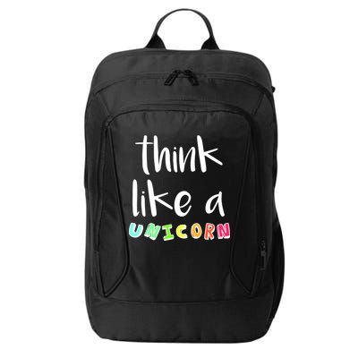 Think Like A Unicorn City Backpack
