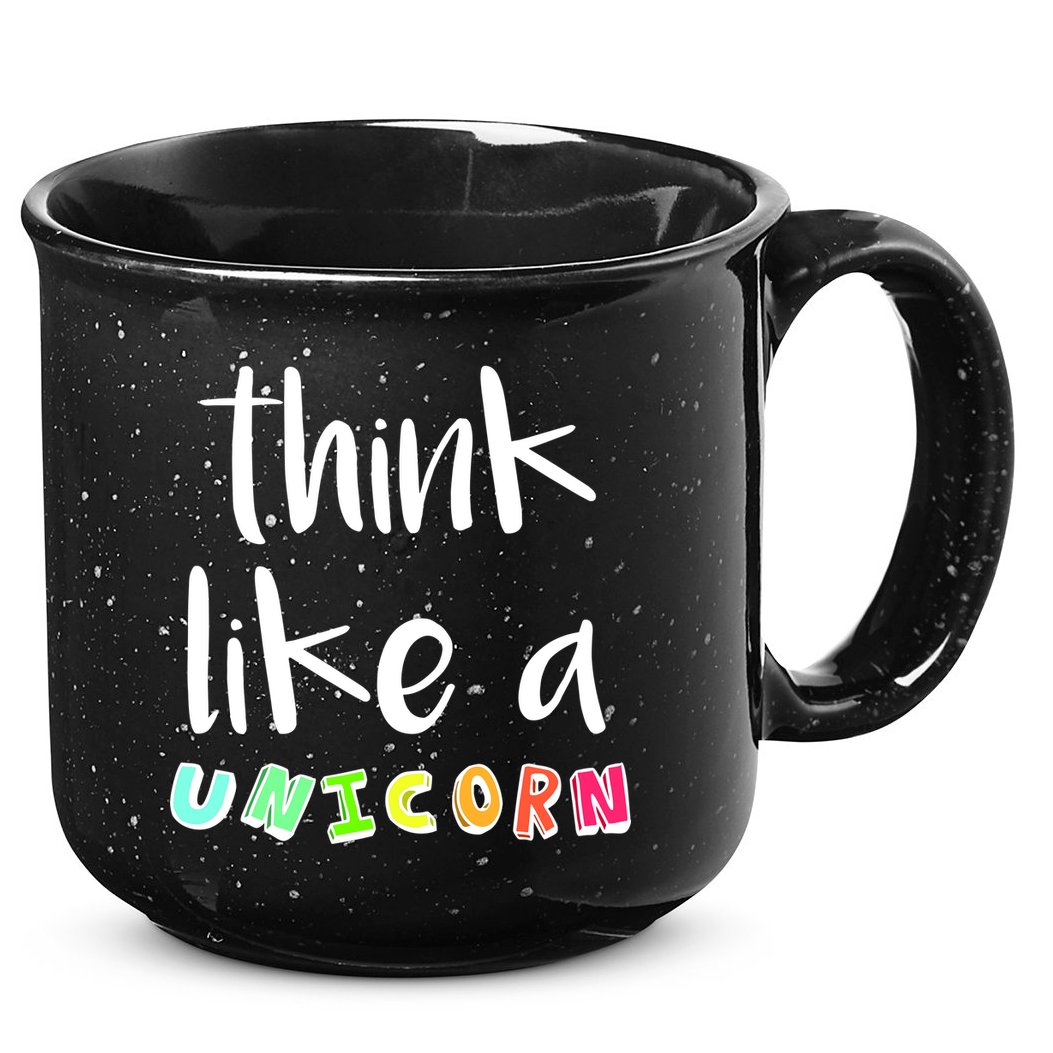 Think Like A Unicorn 15oz Campfire Ceramic Mug