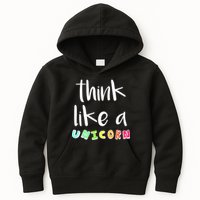 Think Like A Unicorn Kids Hoodie
