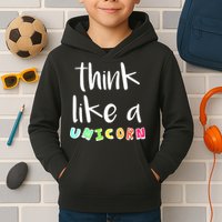 Think Like A Unicorn Kids Hoodie