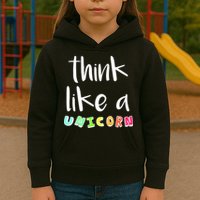 Think Like A Unicorn Kids Hoodie