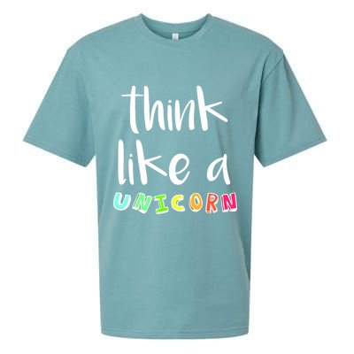 Think Like A Unicorn Sueded Cloud Jersey T-Shirt