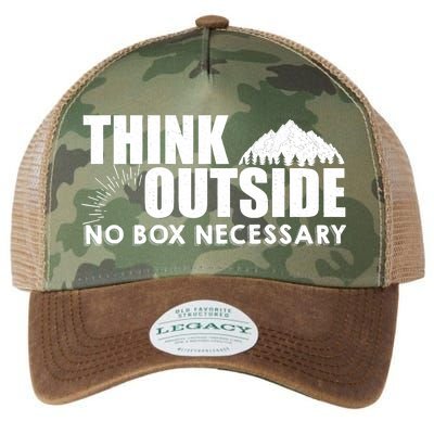 Think Outside No Box Necessary Legacy Tie Dye Trucker Hat