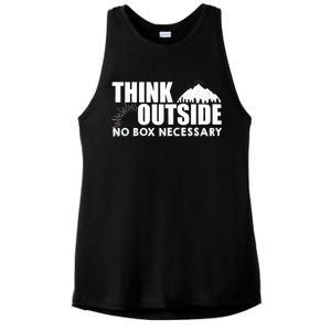 Think Outside No Box Necessary Ladies PosiCharge Tri-Blend Wicking Tank