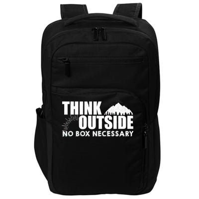 Think Outside No Box Necessary Impact Tech Backpack