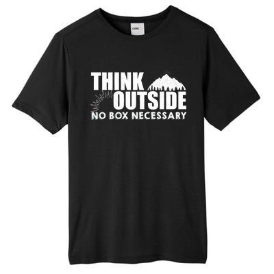 Think Outside No Box Necessary Tall Fusion ChromaSoft Performance T-Shirt