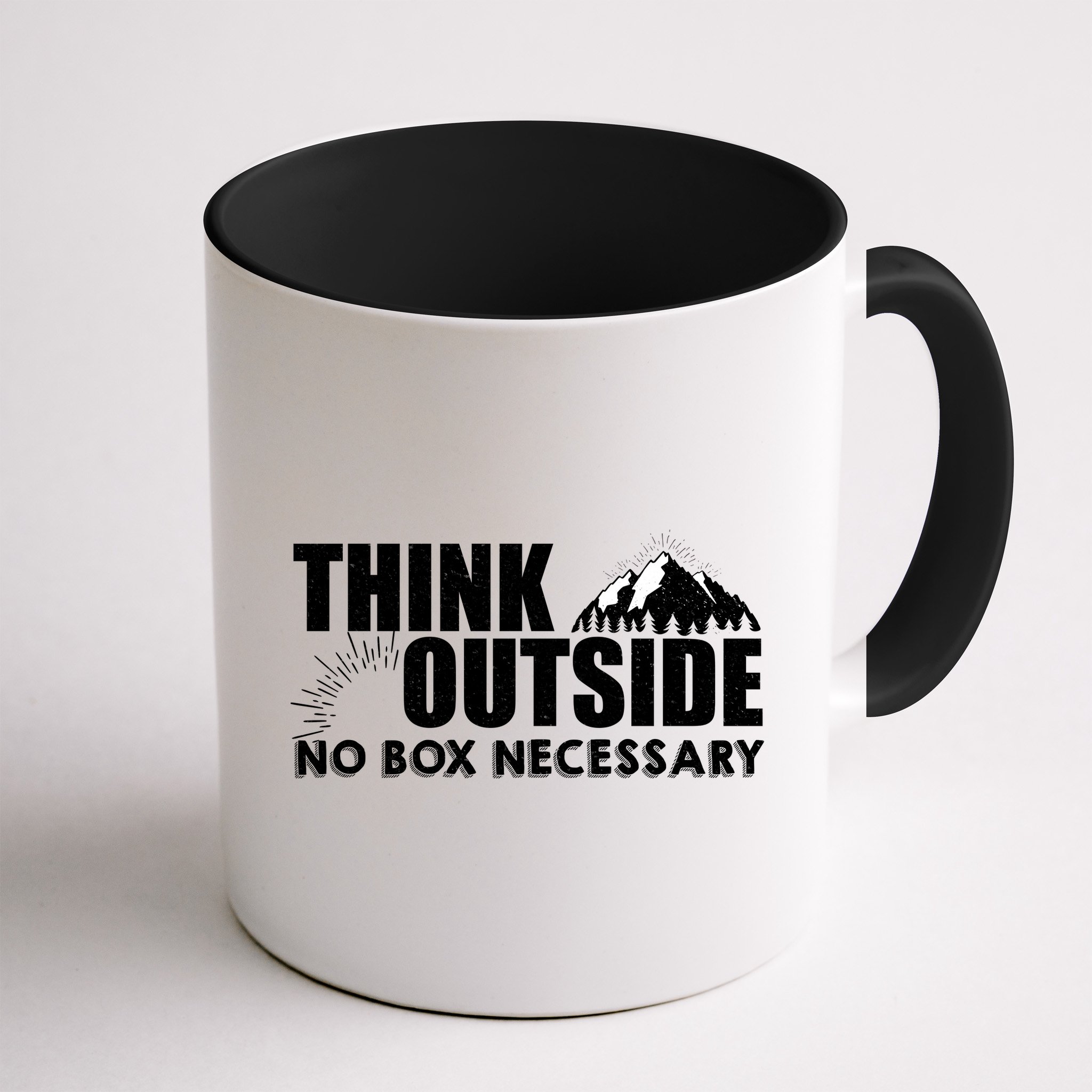 Think Outside No Box Necessary Mug