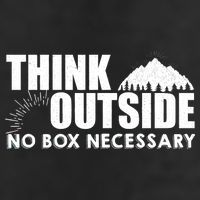 Think Outside No Box Necessary Tumbler