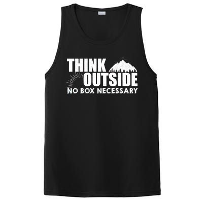 Think Outside No Box Necessary PosiCharge Competitor Tank