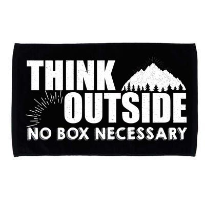 Think Outside No Box Necessary Microfiber Hand Towel