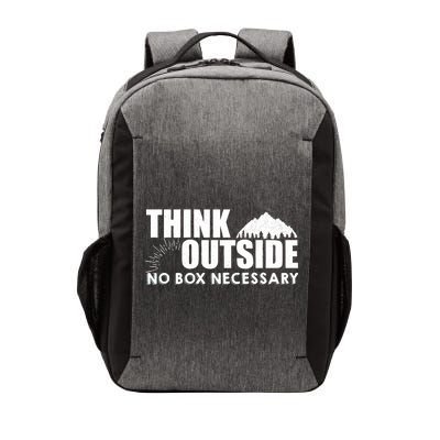 Think Outside No Box Necessary Vector Backpack